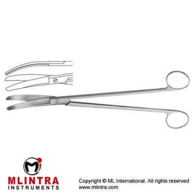 Lloyd-Davies (Golighers) Rectal Scissor Curved , 27 cm - 10 3/4"